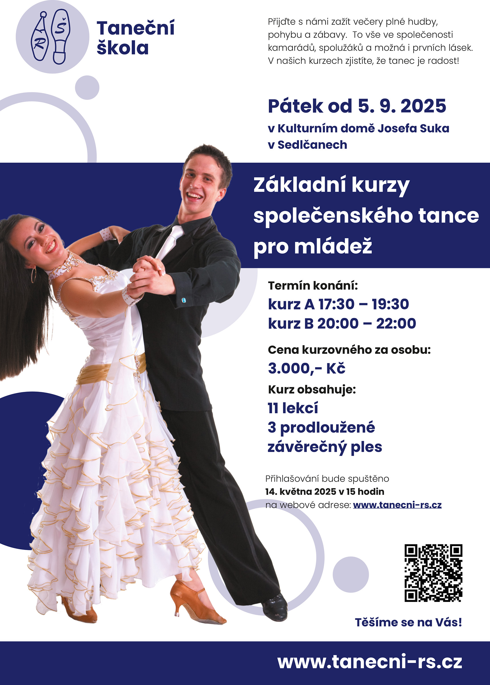 TANEČNÍ KURZY - ZÁPIS